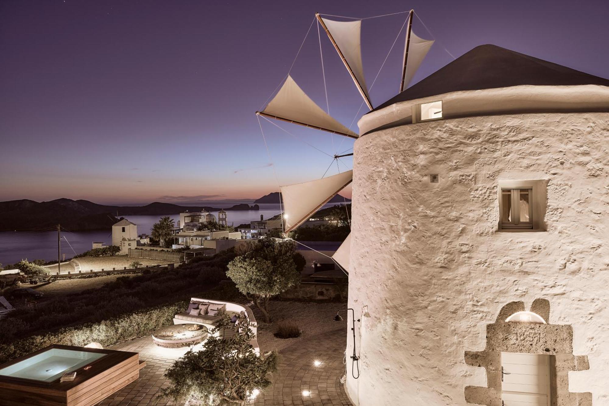 Windmill Karamitsos Since 1859 Apartman Tripití Kültér fotó
